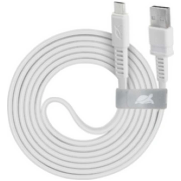 Rivacase PS6000 WT12 Micro USB 1.2m White