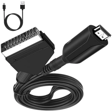 SCART uz HDMI kabeļa adapteris "viss vienā" pārvei