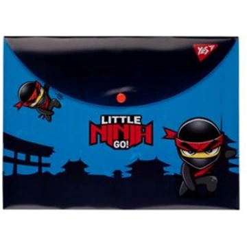 Aplokšņu soma YES A4 ar pogu "Ninja" 150-04180