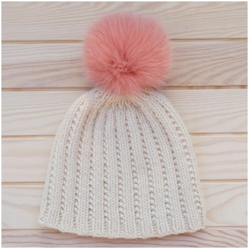 polārlapsas pompoms - koraļļu / 11-12 cm Needles &