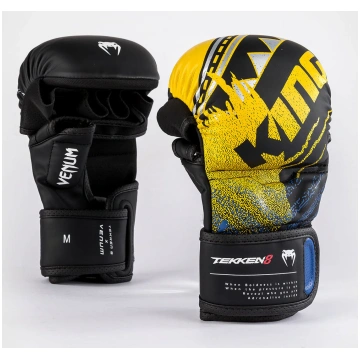 MMA gloves Tekken 8 King Black-yellow Venum