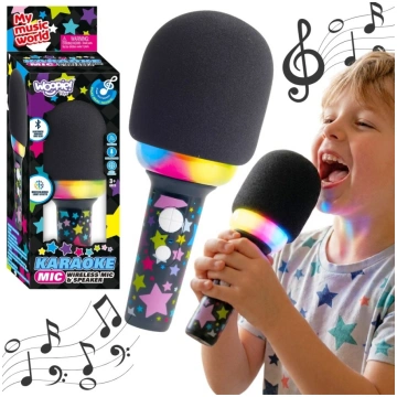 Woopie Wireless Karaoke Microphone with Speaker Bl