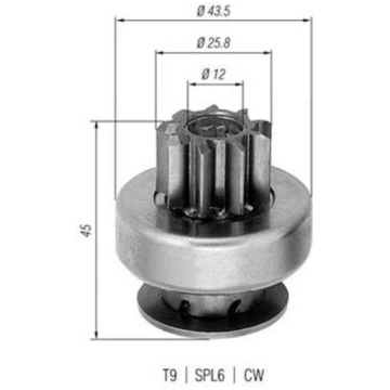 MAGNETI MARELLI 940113020237 Zobrats, Starteris