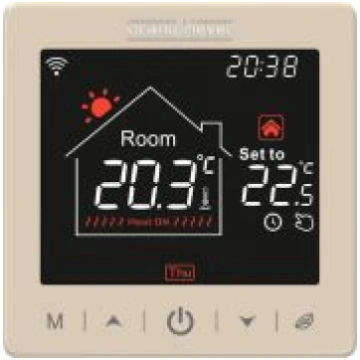 Programmējams termoregulators ar Wi-Fi tālvadības 