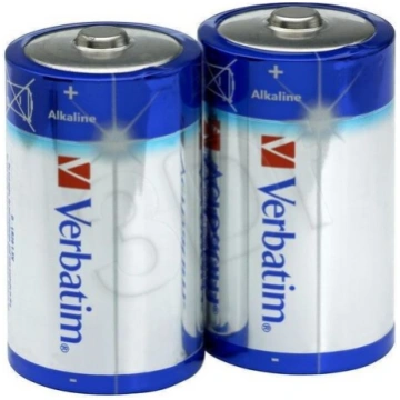 VERBATIM ALKALINE BATTERY D LR20 2 GAB. ELEKTRONIS