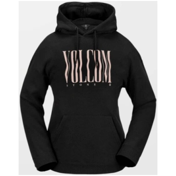VOLCOM Essential Hoodie Black džemperis