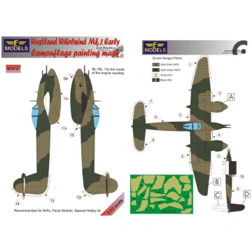 Westland Whirlwind Mk.I Early Camouflage Painting 