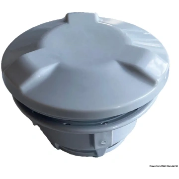 Inflation valve Grey with exchangeable body core (