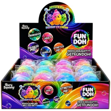 SQUISHY ledus konusa rotaļlieta SQUISHY ICE CREAM