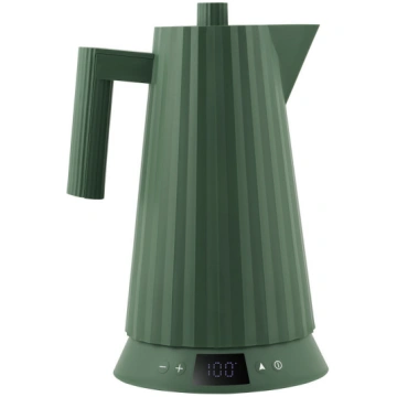 Water kettle Plisse Alessi, green MDL21GR