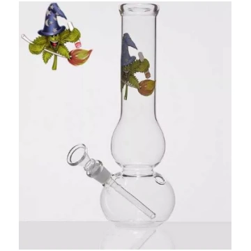 Stikla bongs "CANNAHEROES" 27 cm - Ūdenspīpes - Vī