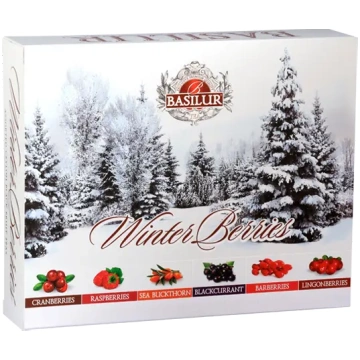 Melnā tēja BASILUR WINTER BERRIES Assorted 60 EN
