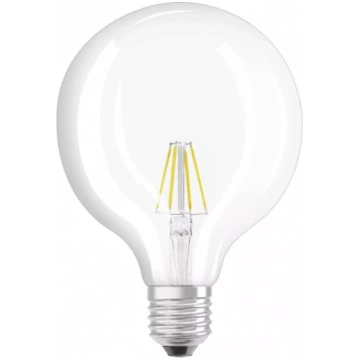Spuldze OSRAM LED 4W 470lm 2700K E27 G125 GLOBE LE