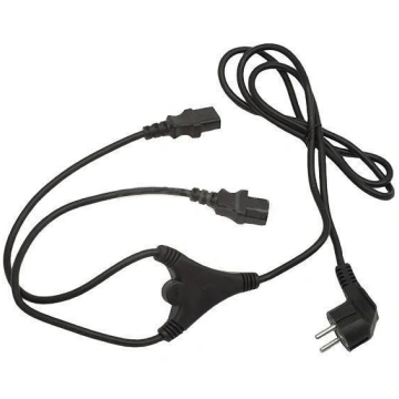 Centrmezgli Gembird Power Splitter 2 x IEC320 C13 