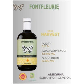 Extra Virgin olīveļļa "Arbequina", 500ml Cuadrat V