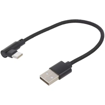 Gembird USB-A to USB-C, Angle, 0.2m CC-USB2-AMCML-