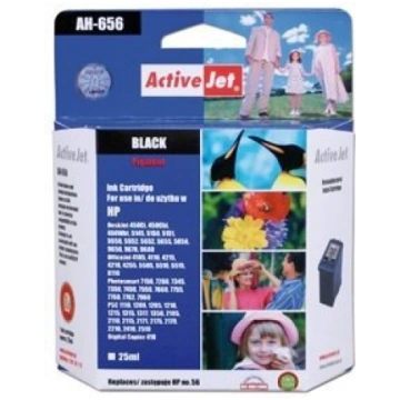 Ink ActiveJet AH-656 | Black | 25 ml | Refill | HP