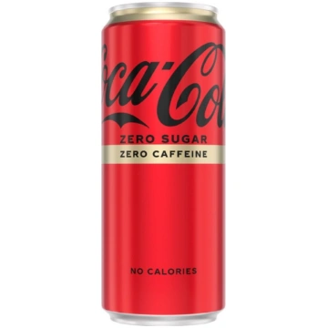 Gāzēts dzēriens COCA COLA Zero Caffeine, bundžā, 0
