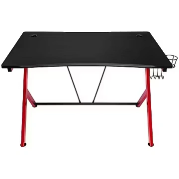 Nitro Concepts D12 Gaming Desk, Black/Red (NC-GP-D