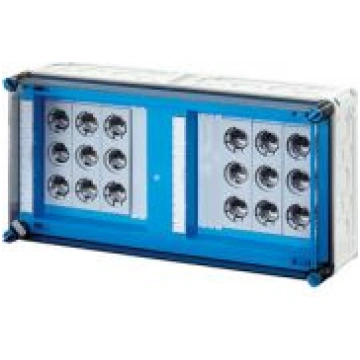 Mi fuse box, 6x3x63A, DIII, E33 bus-mounted 400 A,