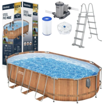 Bestway 56719 Power Steel Frame Pool 610 x 366 x 1