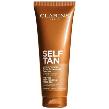 Clarins Self-Tanning Gel Face & Body Tanner, 125 m