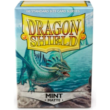 DRAGON SHIELD 100 SLEEVES STANDARD MATTE - MINT (A