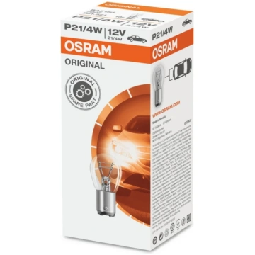 Kvēlspuldze OSRAM 7225, P21/4W 12V 21/4W BAZ15D Au