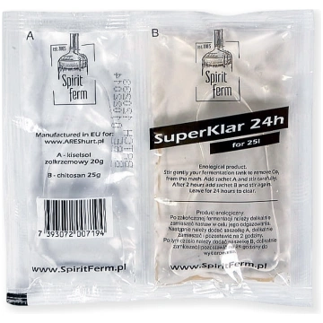 Dzidrinātājs (SuperKlar 24h SpiritFerm) šķidrais u