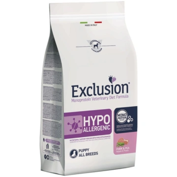 Exclusion Hypoallergenic barība kucēniem ar cūkgaļ