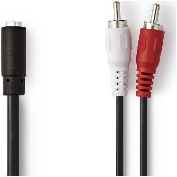 Kabel Nedis audio 0,2 m 2 x RCA 3.5mm | CAGB22255B