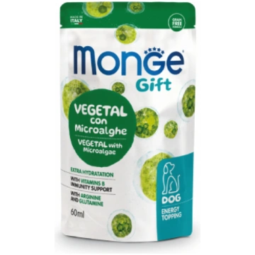 Monge Dog Gift Energy Topping Vegetal with Microal