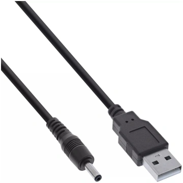 InLine USB DC strāvas adaptera kabelis USB A vīrie