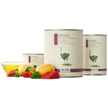 ALSA NATURE Ostrich With Potato And Broccoli, Ar S