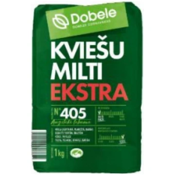 Kviešu milti Ekstra DOBELE, 1kg