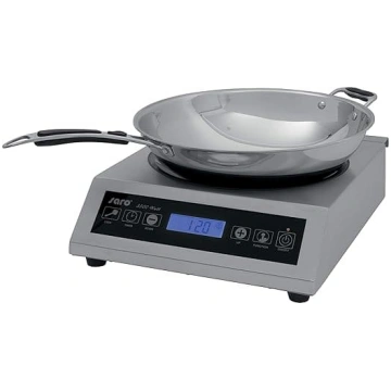 Wok indukcijas gatavošanas plate, ieskaitot Wok mo