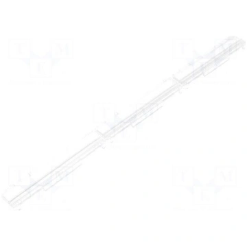 LED lens | rectangular | Mat: PMMA plexiglass | tr