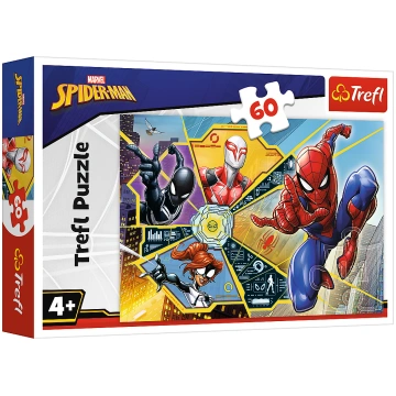 Puzle Trefl SpiderMan On The Web 17372, 22 cm x 33
