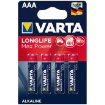 Varta Longlife Max Power AAA 4pcs Baterijas 047031