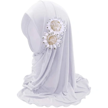 Meitenes musulmaņu hidžābs Bērnu Bandana galvasseg
