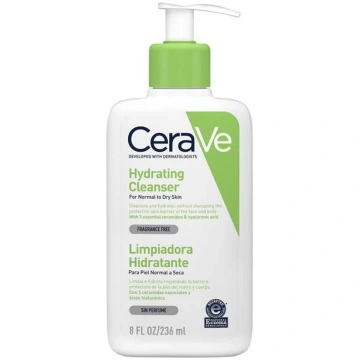 Sejas tīrīšanas līdzeklis Cerave Hydrating Cleanse