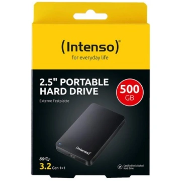 External HDD INTENSO 500GB USB 3.0 Colour Black 60