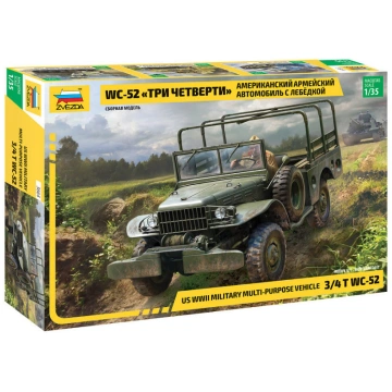 1:35 Zvezda 3664 - Amerikāņu armijas transportlīdz