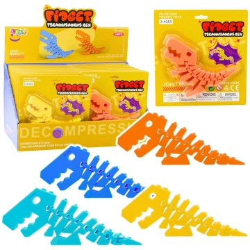 LeanToys Dinozaur Puzzle Fidget 3D Ukladanka Elast