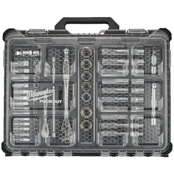 Milwaukee patronu komplekts 1/4" un 1/2" PACKOUT k