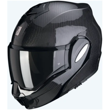 Modular folding chin guard motorcycle helmet SCORP