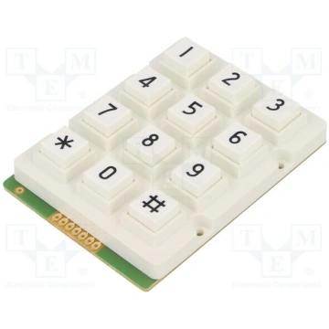 Keypad: plastic; No.of butt: 12; none; plastic; 20