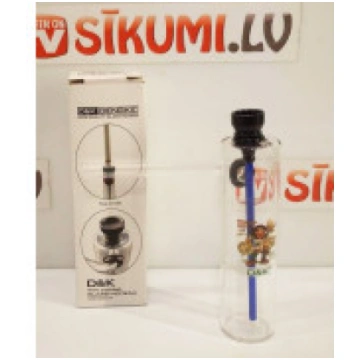 Kompaktais stikla caurspīdīgais bongs - dāvana dra