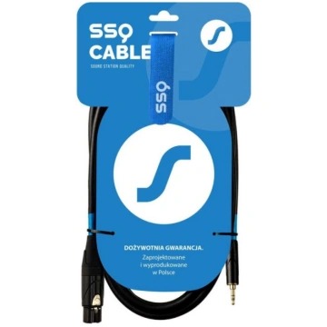 SSQ XLRMi0,5 - XLR female - Jack stereo 3,5 mm cab