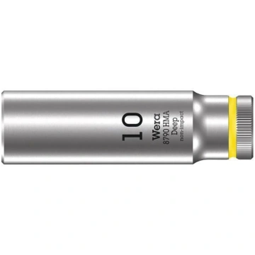 Socket: 6-angles; socket spanner; HEX 10mm; 1/4"; 
